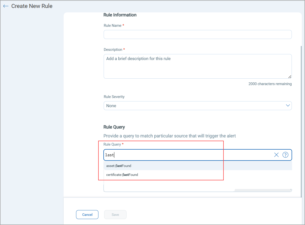 Viewing Search Query for reports.