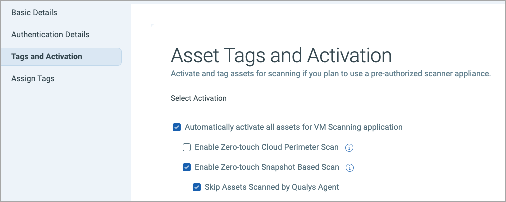 enable cloud perimeter scan