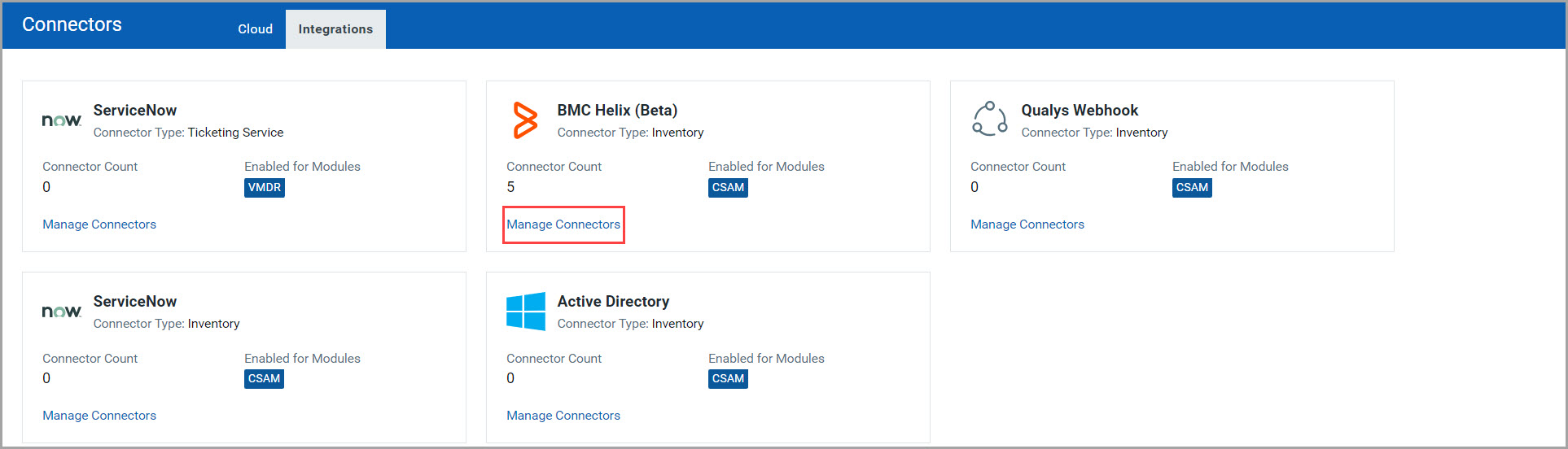 BMC Helix Connector