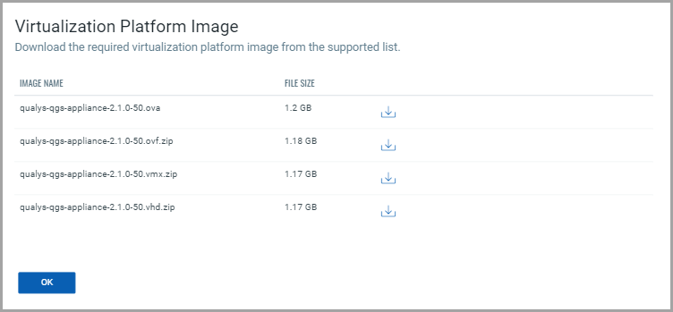 Virtualization platform image