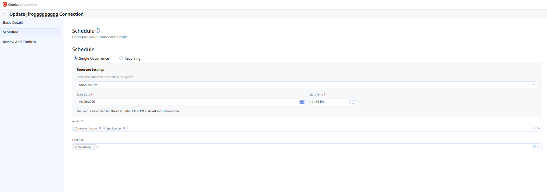 JFrog Connector - Profile Configuration