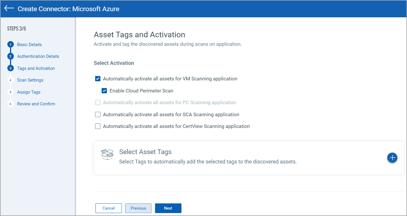 enable cloud perimeter scan