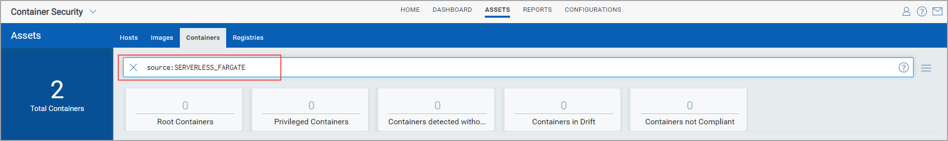 Search Containers by Source