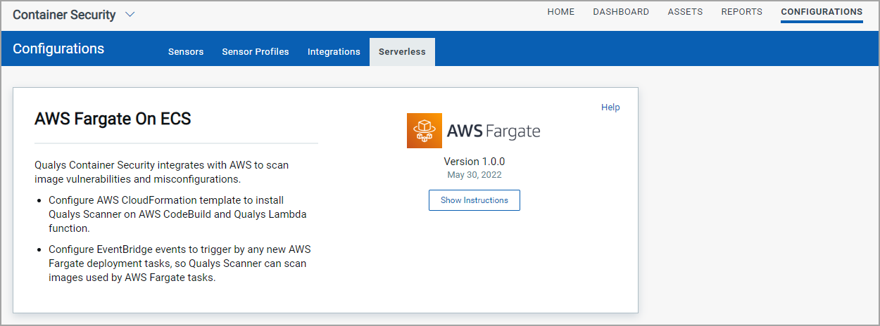 Serverless tab