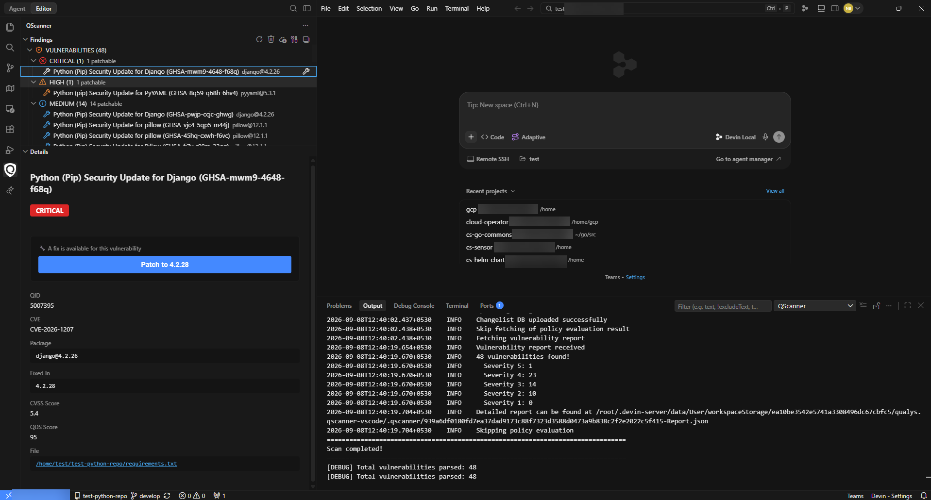 QScanner Finding Details
