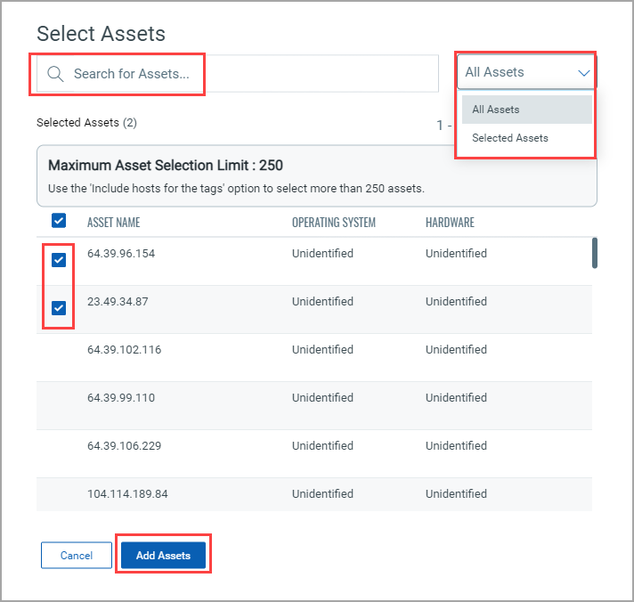 Select Assets