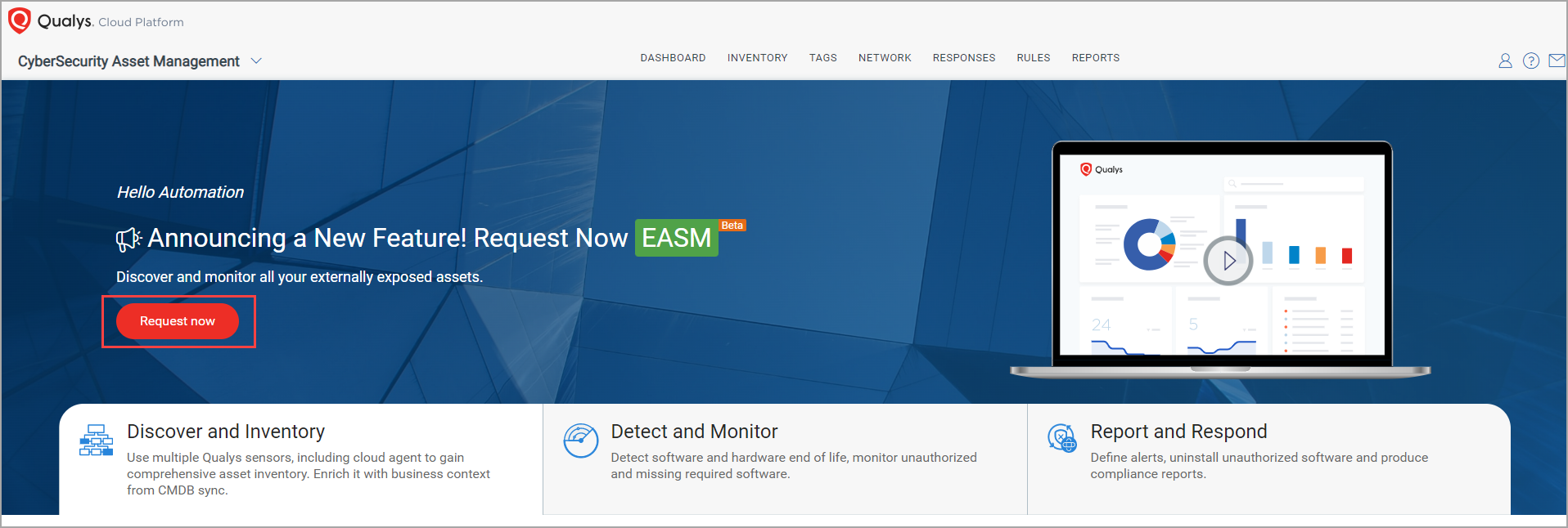 Request for EASM Feature