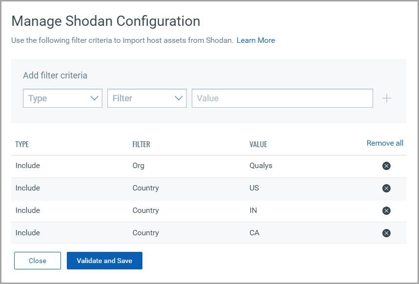 Shodan Configuration