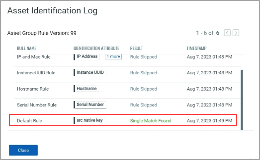 Source Native Key rule.