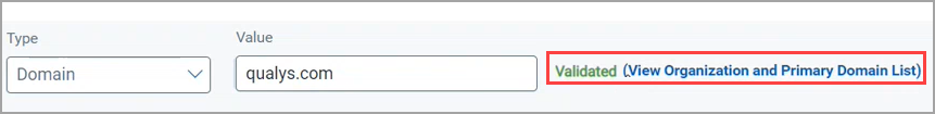 Validation successful.
