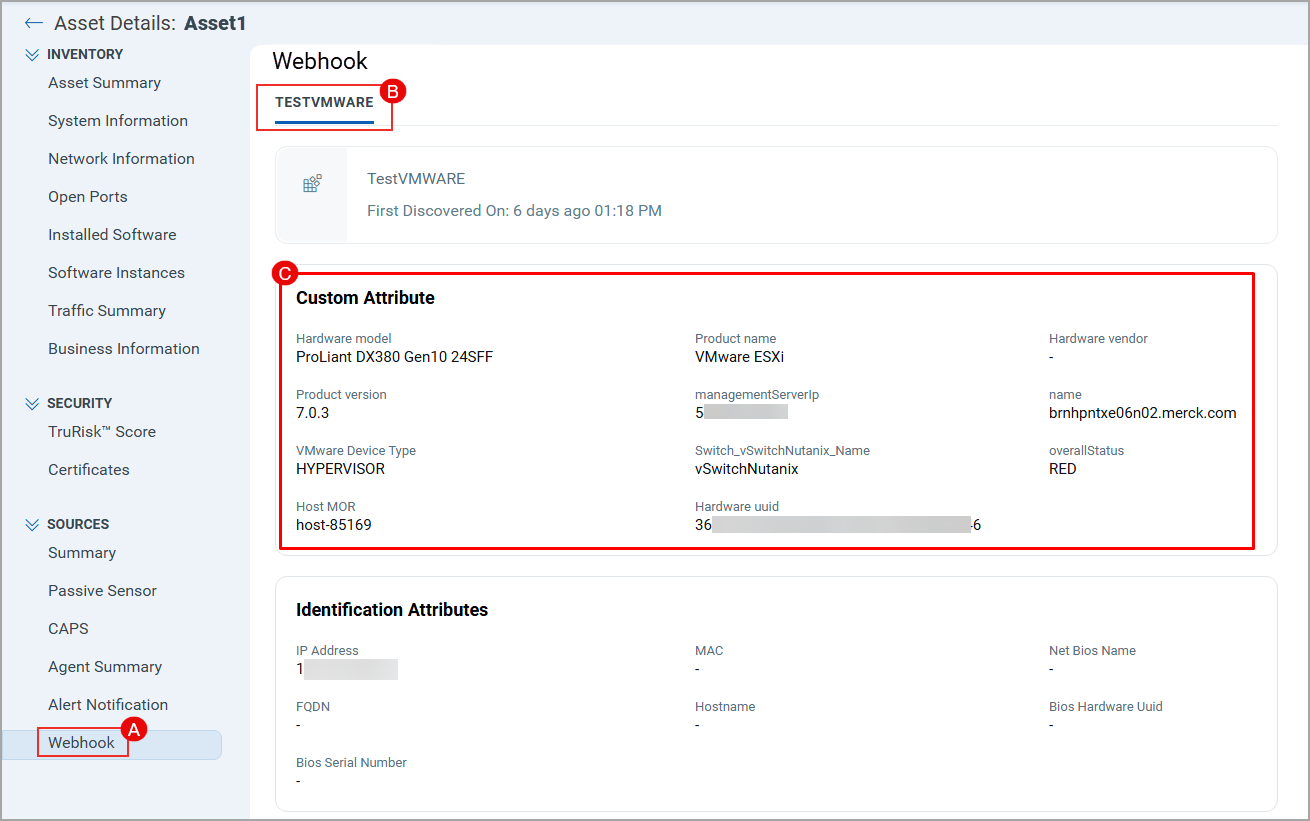 Connector related tab.