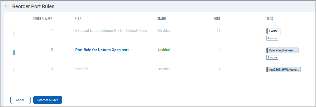reorder port rule - before.