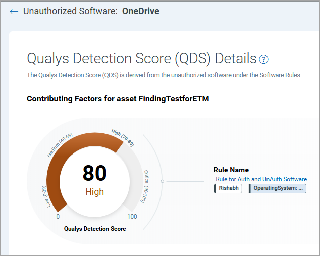 QDS Details - Unauthorized Software.