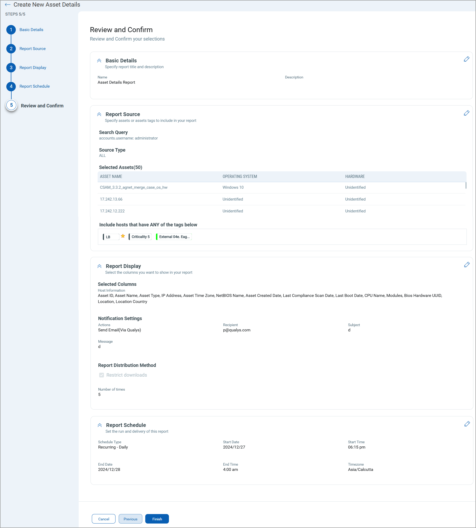 Report Summary