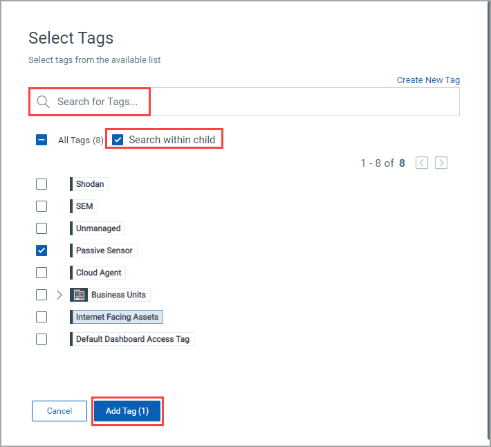 EASM Report Exclude Tags
