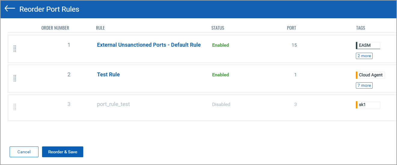 reorder port rule - before.