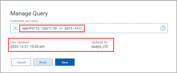 Default WebServer Query.