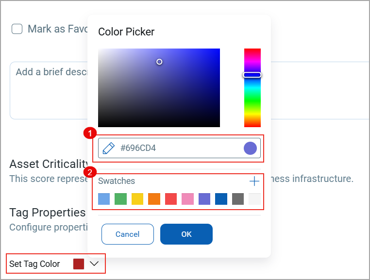 color picker for tags.