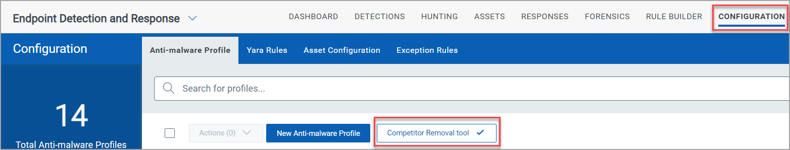 Competitor Removal tool.