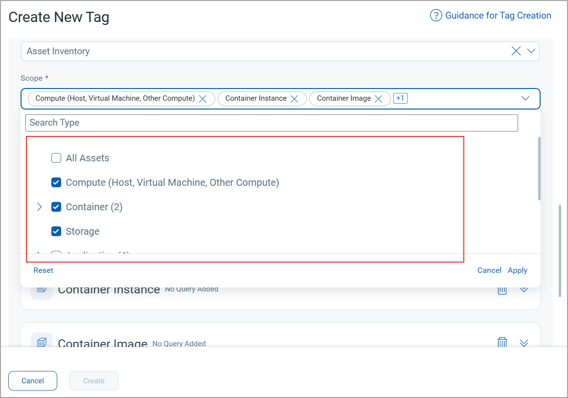 Manage Asset Tags