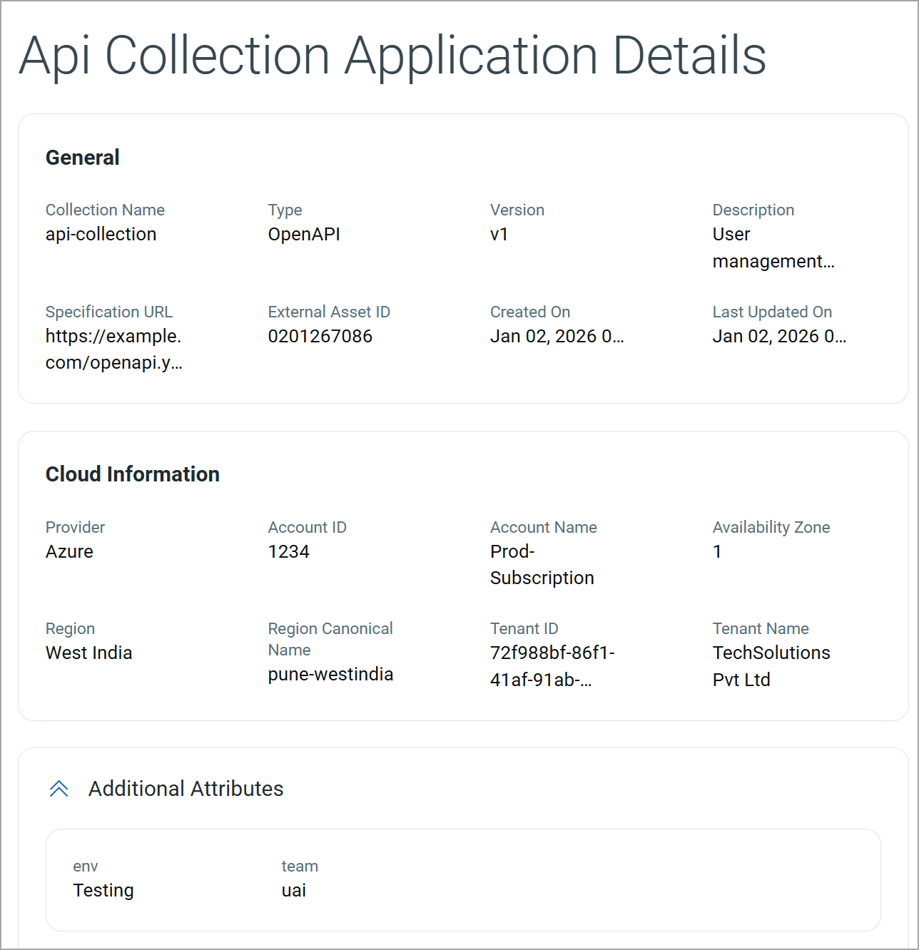 API Collection