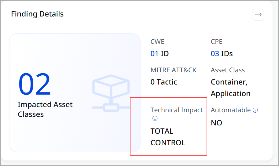 View Technical Impact.