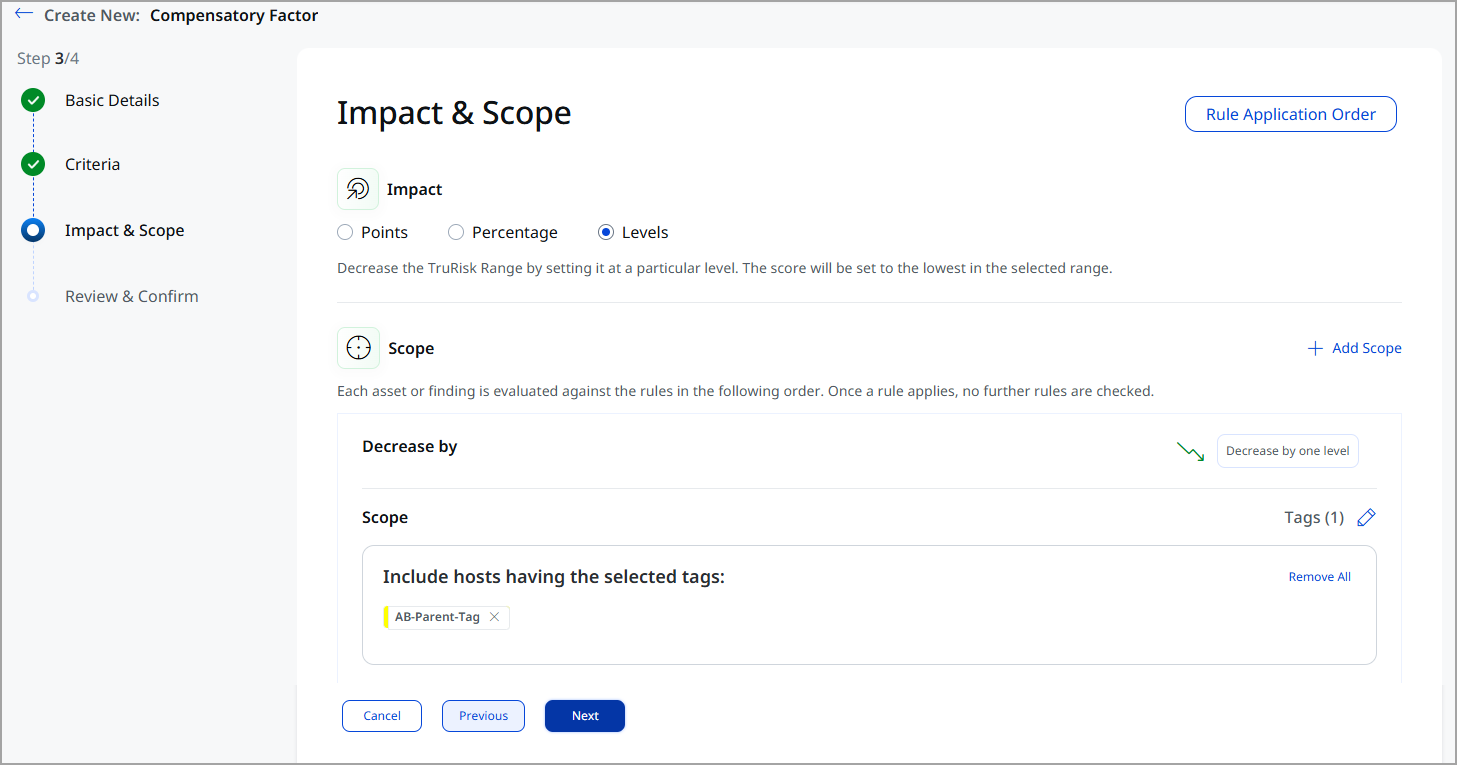 View impact and scope details.