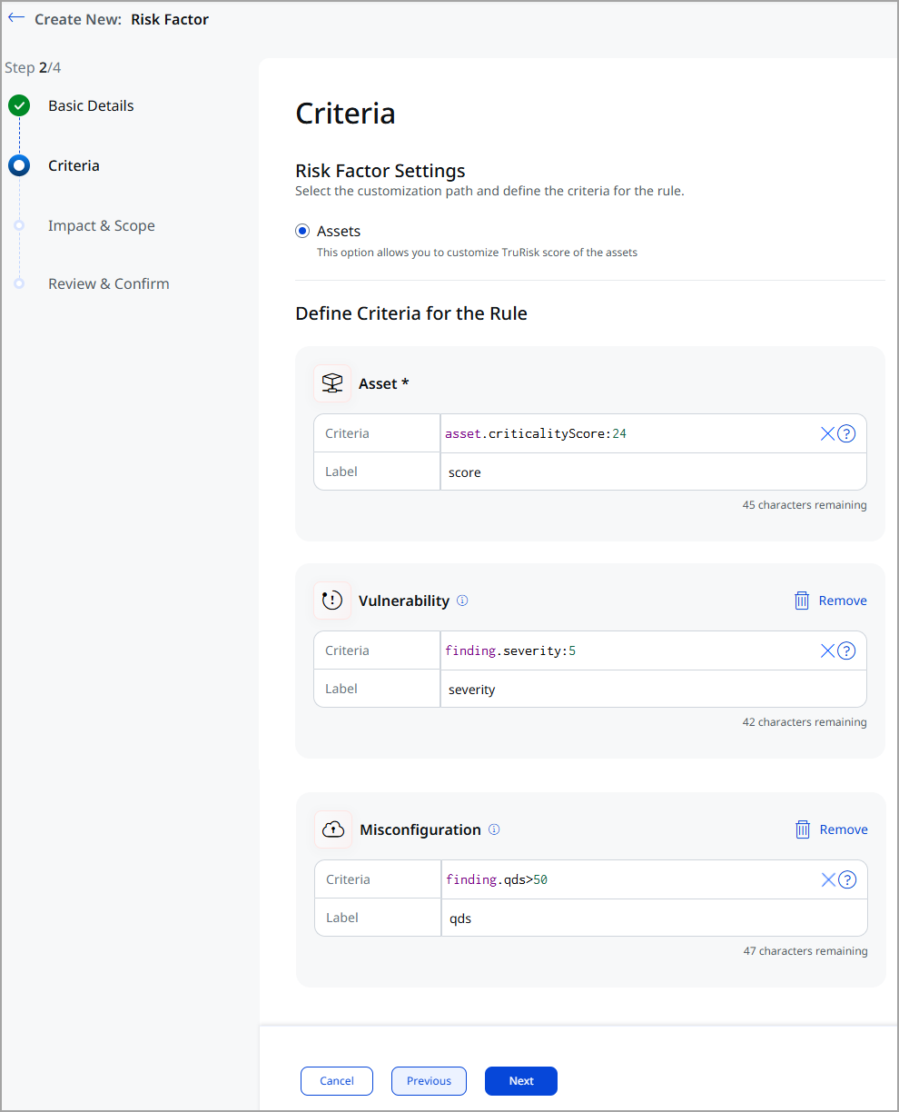 View impact and scope details.