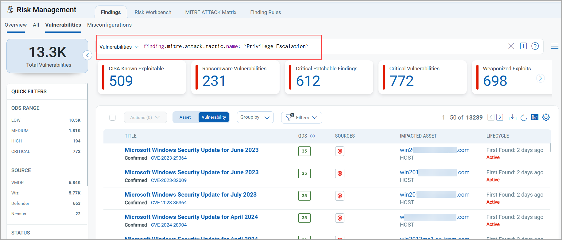 View Privilege Escalation Tactic Name.