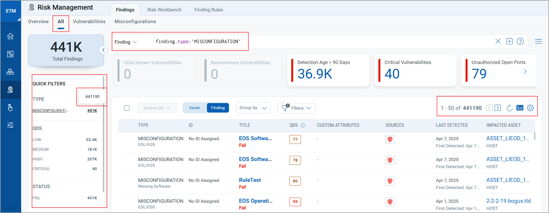 View Quick Filters and Pivot in the All tab.