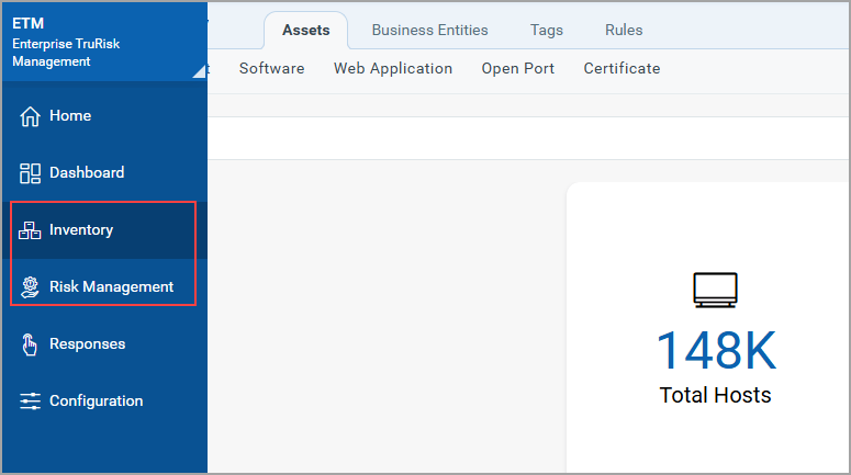 View tab arrangement.