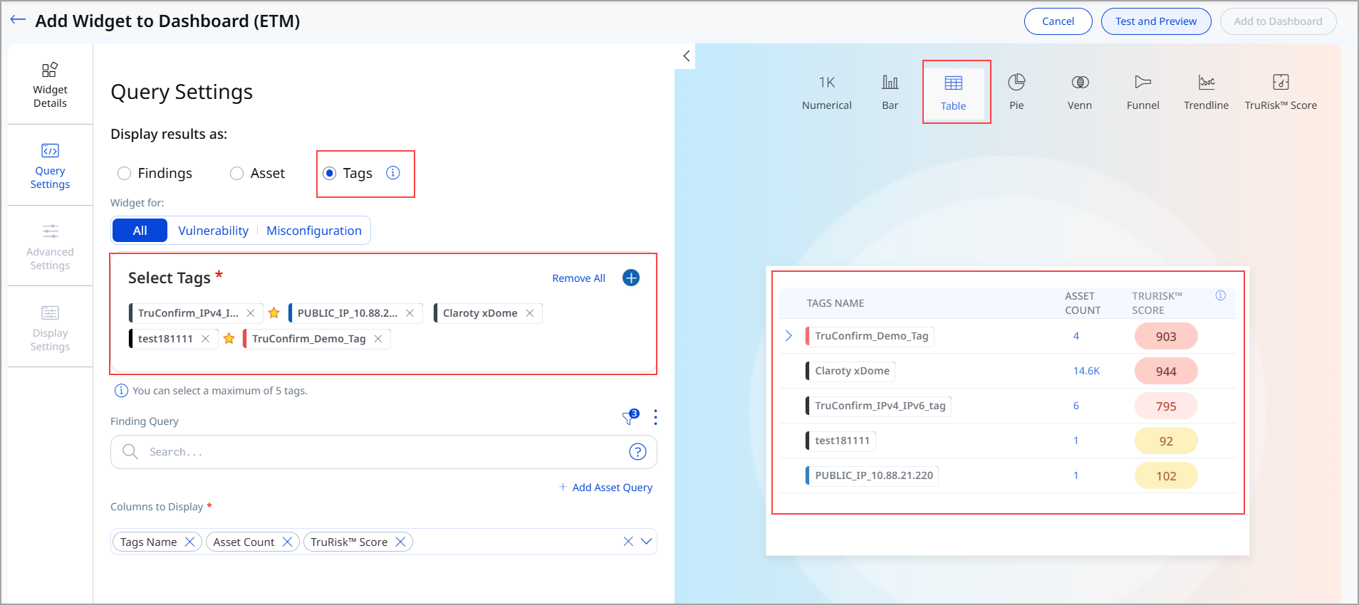 View tag based asset.