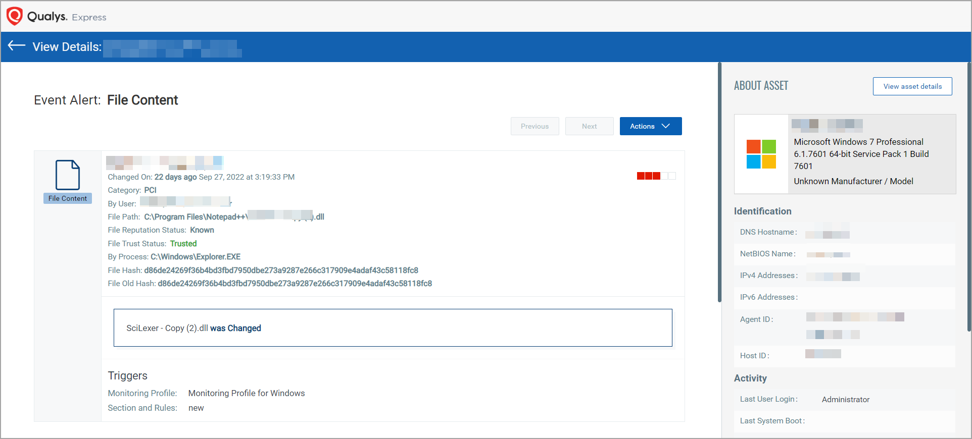 Image of the Event Details page
