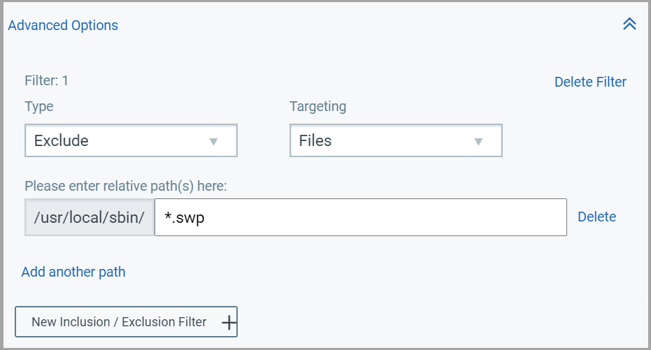 Exclude Filter
