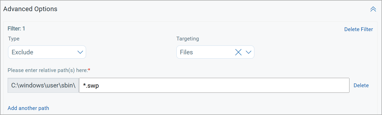 Exclude Filter