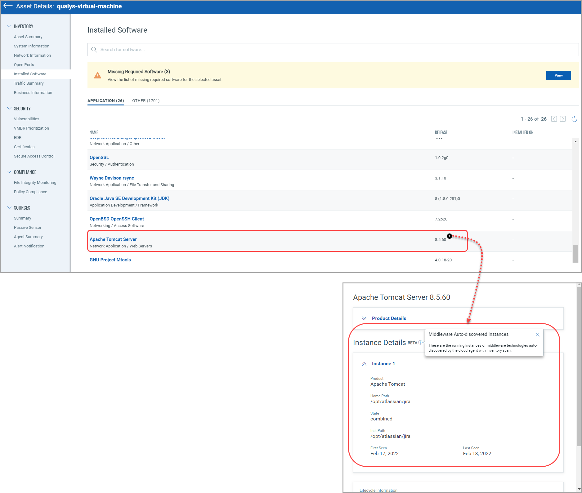 Middleware Instances