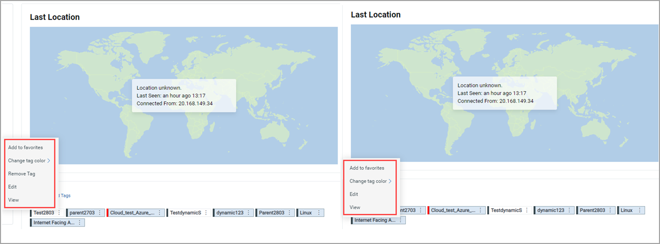 Remove Static Tags.