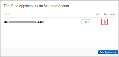 Test Rule Applicability