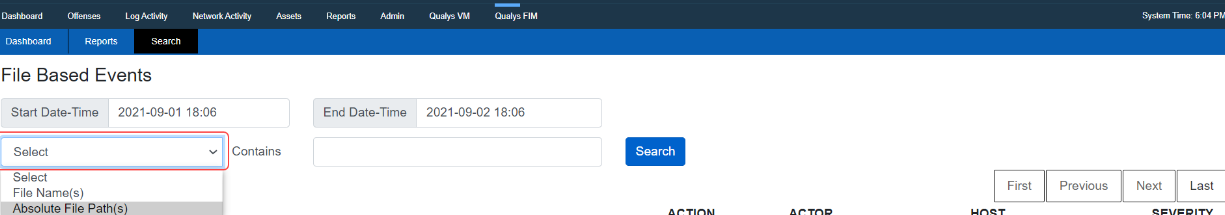 File Based Events