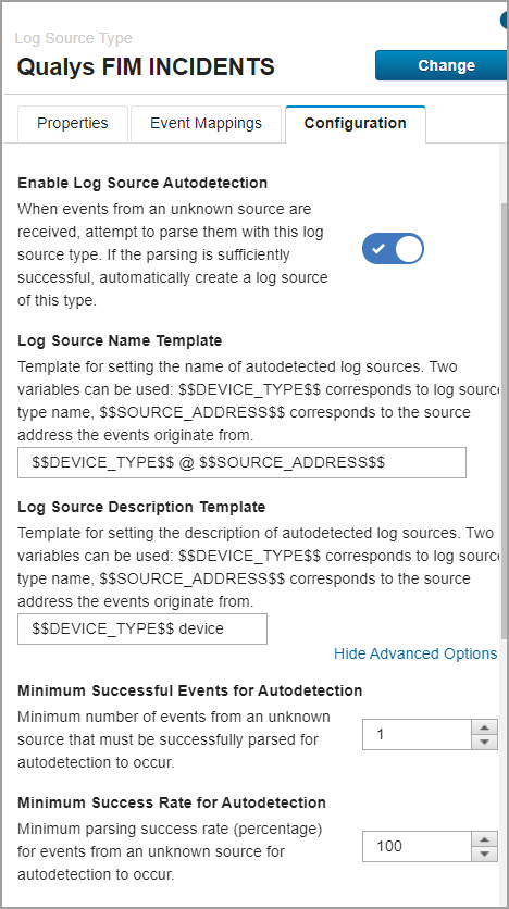 Qualys fim incidence dsm