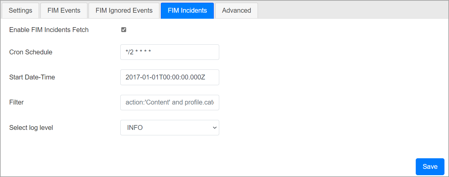 FIM Incidents