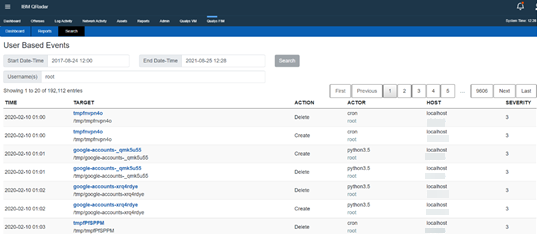 User based Event Search