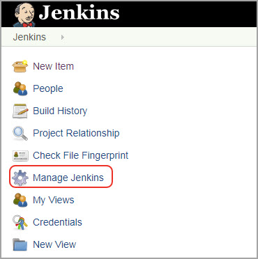 Manage Jenkins