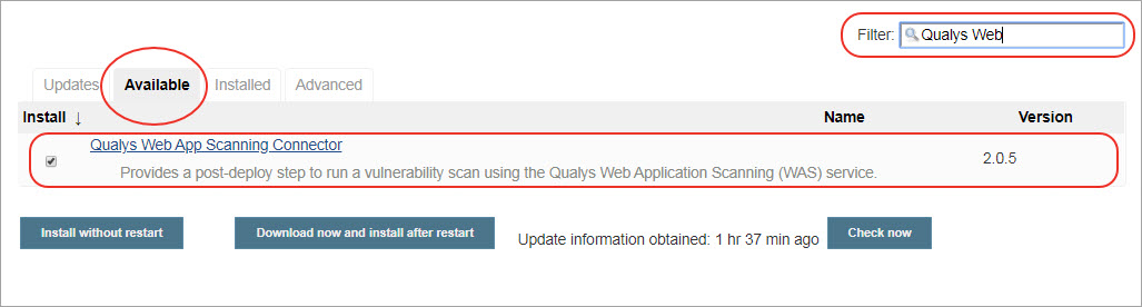 qualys_was_plugin_install