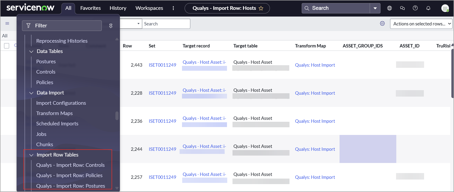 import_row_tables
