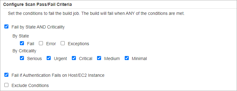 Configure Scan Pass