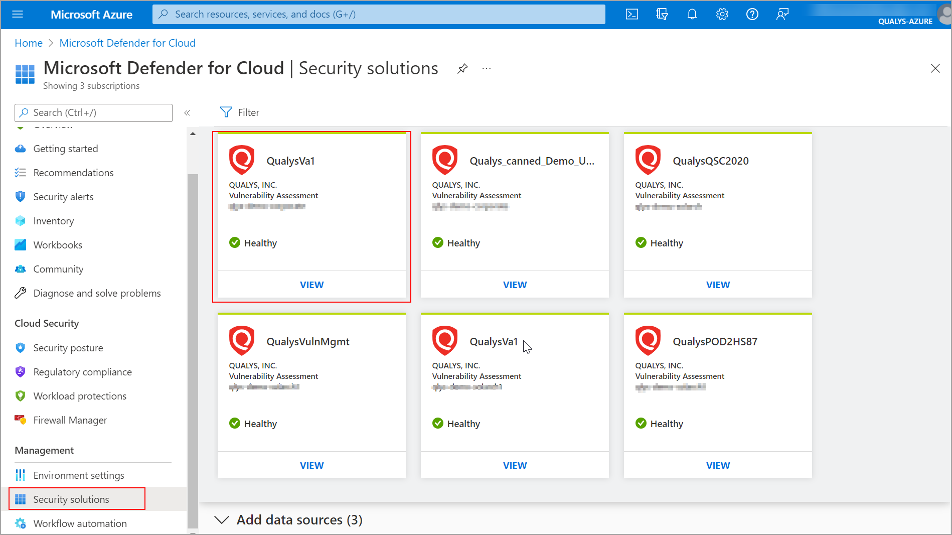 Deploy Qualys Cloud Agent from Microsoft Defender for Cloud