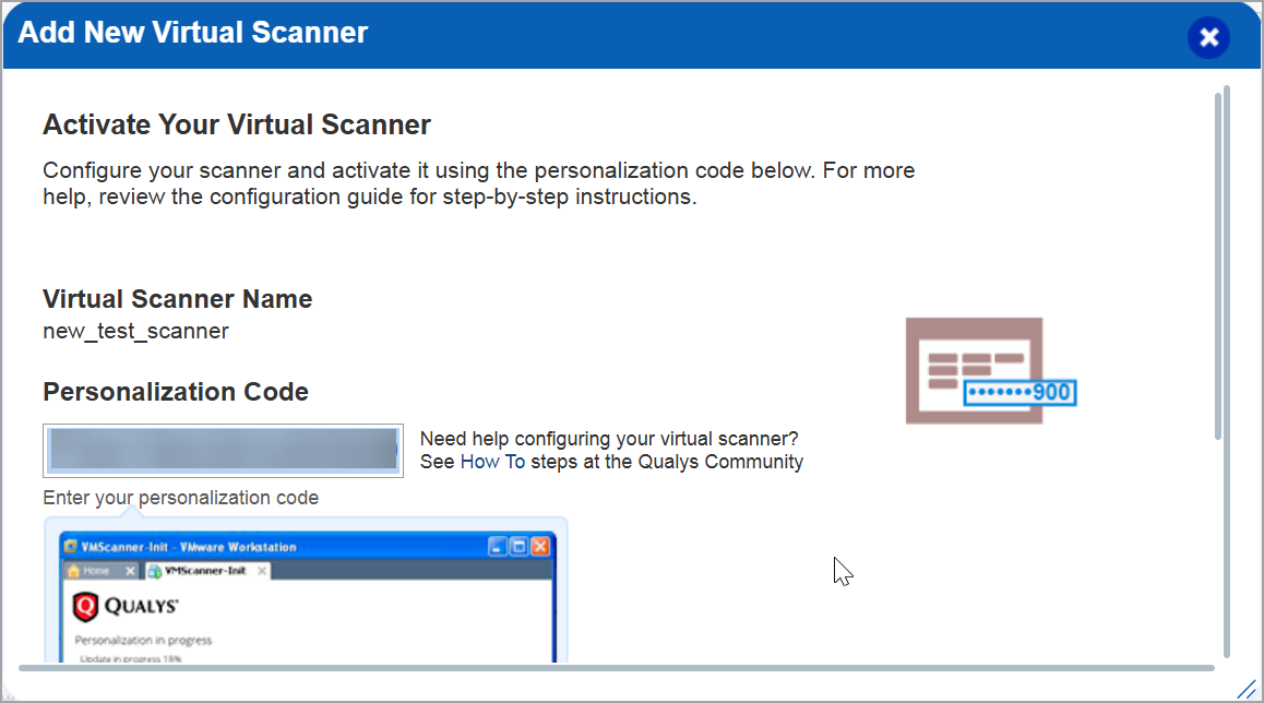 Activate Scanner