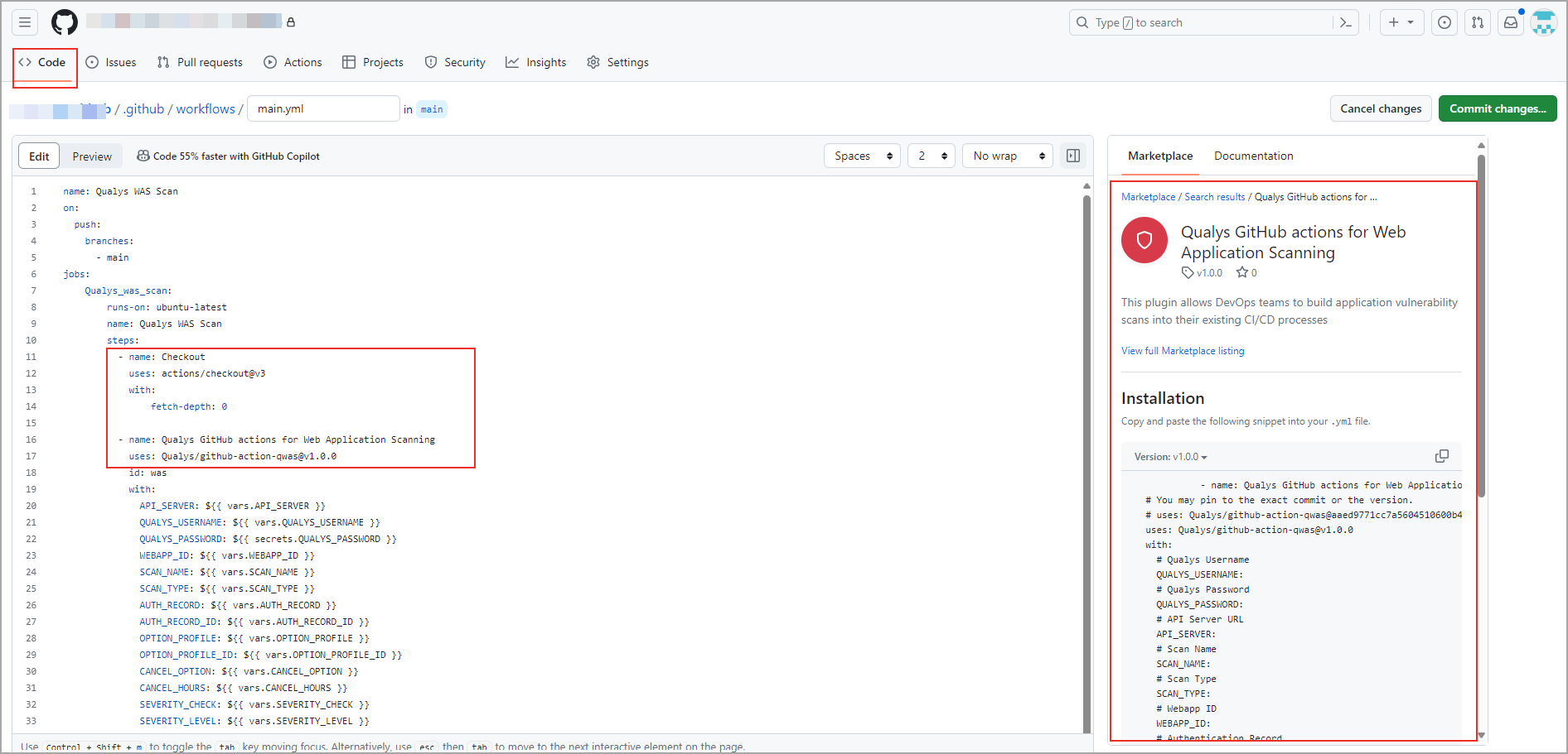 Image shows how to edit action steps of your workflow.