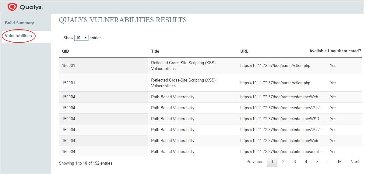 Vuln Report